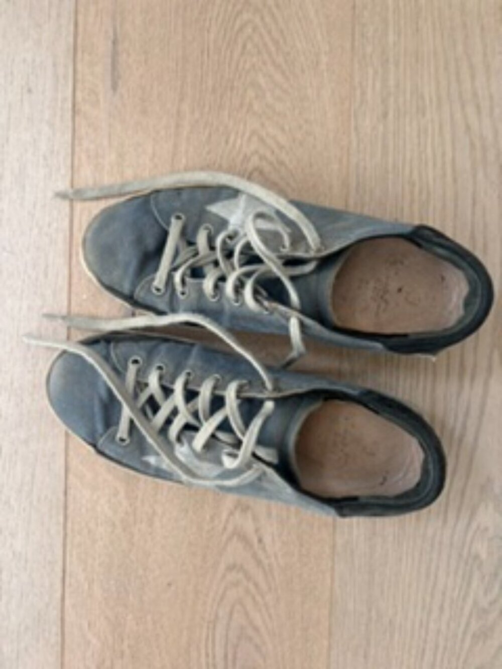 GOLDEN GOOSE Superstar Canvas Sneakers - Blue/Grey - Size 37 - Picture 4 of 4